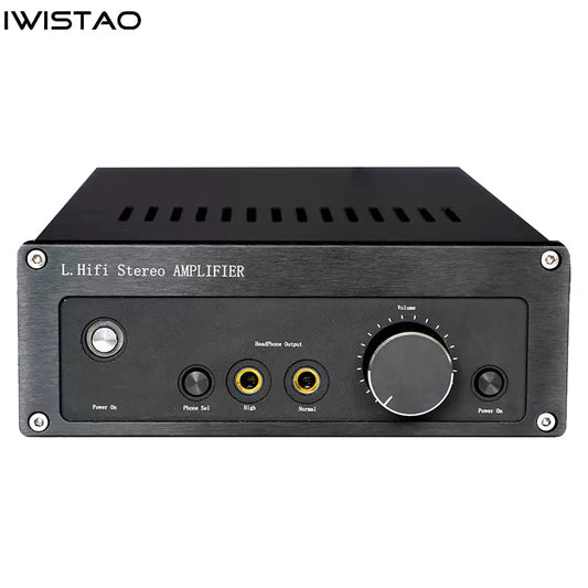 IWISTAO HIFI Integrated Power Amplifier 2*80W & Headphone Amplifier 8-600 ohms NAP140 Gold Audio main