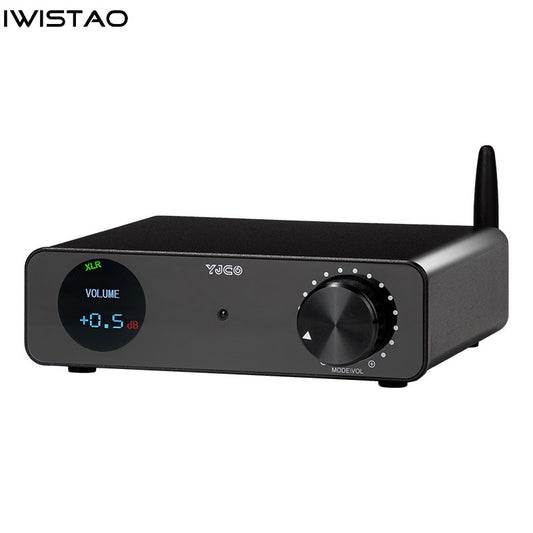 IWISTAO D325Q Bluetooth 5.0 HiFi Stereo Amplifier with TI TPA3255 Class-D Power Amplifier