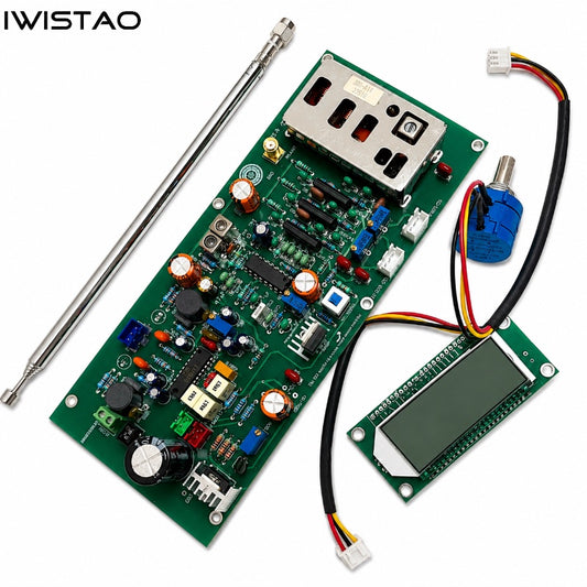 IWISTAO LA1235 FM Stereo Radio Tuner PCBA High Frequency FAE352 IF 3 Stages TA7302P Decoder LA3401