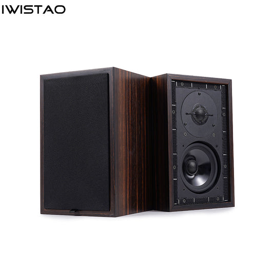 LS3/5a 완성 스피커 1쌍 더블 베이스 유닛 내장 25W 50~20kHz 밀폐형 인클로저 크로스포인트 3K