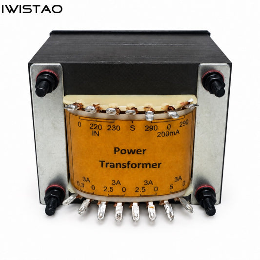 IWISTAO Power Transformer Tube Amp 2A3 Single-ended 0.35 Z11 Silicon Steel Plate 290V 6.3V 5V 2.5V
