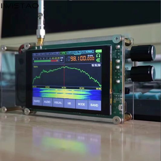Full-band Full-mode SDR Radio Software radios Multi-function FM 3.5 Inches IPS LCD Screen Built-in 2500mAh Lithium Battery