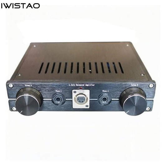 IWISTAO HIFI Headphone Amplifier Fully Balances Designed to reference to Lehman Circuit 32 to 600 Ohms Audio