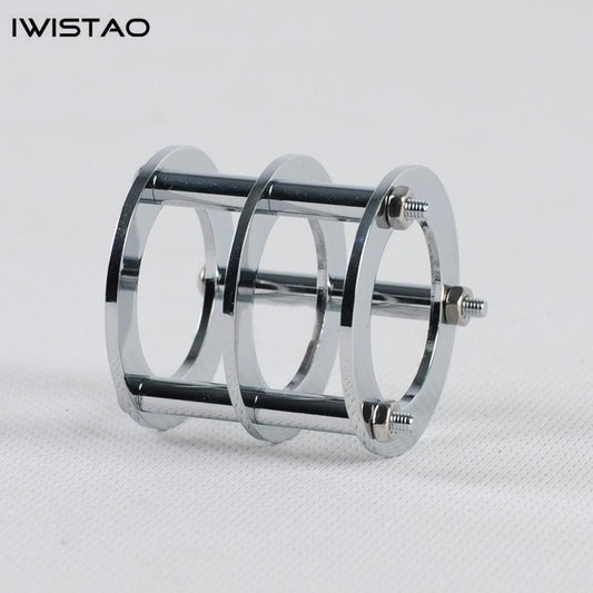 IWISTAO 1pc 튜브 쉴드 은도금 구리 튜브 12AU7, 12AX7, 6N1, 6N3, 6N6 튜브 앰프