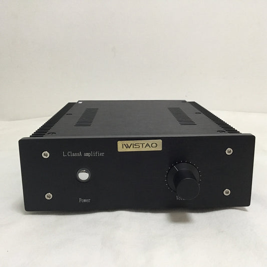 IWISTAO HIFI 전력 증폭기 2 x16W 클래스 A FET 단일 종단 PassAm 전체 알루미늄 케이스