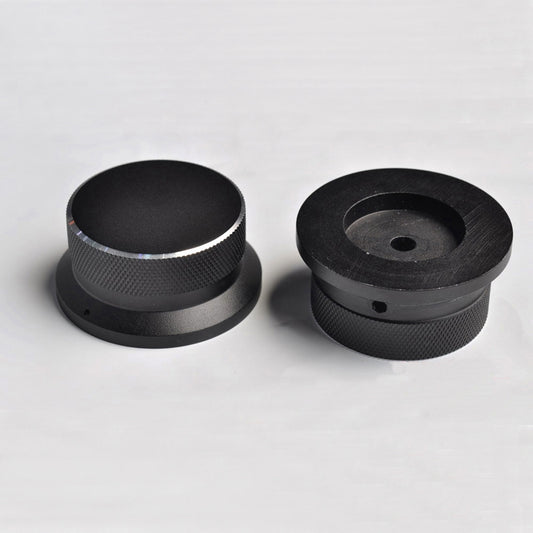 IWISTAO 솔리드 전위차계 손잡이 밀짚 모자 전체 알루미늄 HIFI 증폭기 OD50 H24 ID 6mm 화이트/블랙