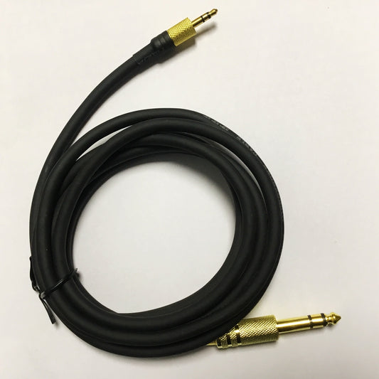 IWISTAO OFC Audio/Video High Grade Cable 6.5mm to 3.5mm Stereo Sound Console Copper 2m to 10m Black