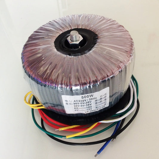 IWISTAO トロイダルトランス 500W HIFI アンプ 専用 AC 36V 12V 純銅 DIY