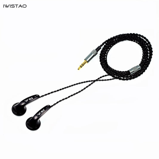 HIFI Earbuds Flat Style Headphone 150Ω High Resistance 12-25K Hz Audio