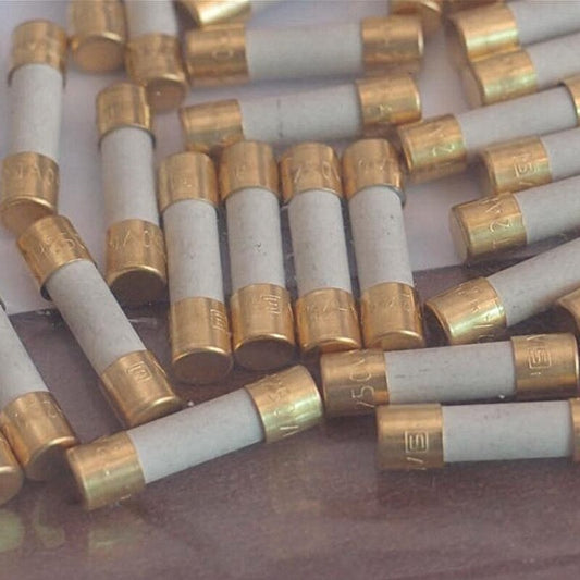 HIFI Fuse Alloy Slow-melt Fuse Ceramic Gold-plated Cap Schurter 5mm * 20mm Audio