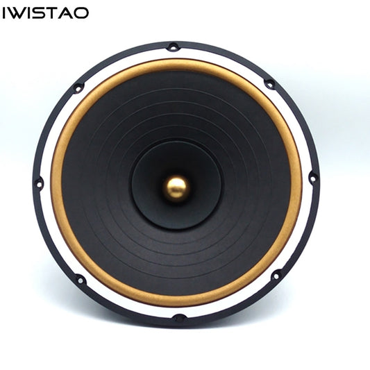 IWISTAO 12 Inch Full Range Speaker Unit with a leather edge suspension paper cone and aluminum die-casting frame.