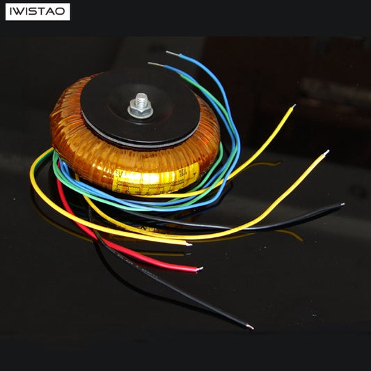 IWISTAO 150W O Type Transformer 4N OFC Dual 18V or 22V 15-0-15V for DAC Preamp Headphone Amplifier