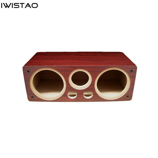 IWISTAO 2 Way 6.5 Inches Center Speaker Empty Cabinet 1 PC Speaker Enclosure 15mm High Density Board HIFI Audio DIY