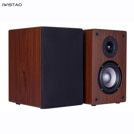 IWISTAO 2 Ways 4 인치 패시브 서라운드 스피커 데스크탑 책장 컴퓨터 오디오 75-20Khz 4/8 Ohms HIFI