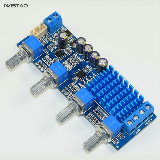 IWISTAO 2x30W Stereo HIFI TPA3116 Power Amplifier Board NE5532 Bass Treble Midrange Control