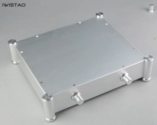 IWISTAO Aluminum Casing of Tube Amplifier Chassis Sandblasting Silver Process HIFI DIY