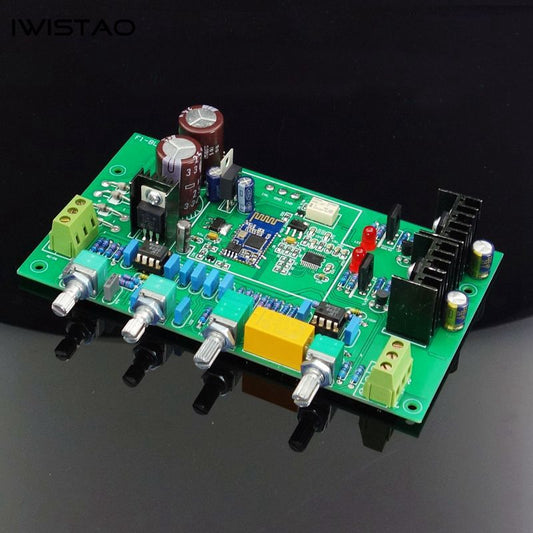 IWISTAO Bluetooth 5.0 DAC Tone PCBA QCC3003 PCM5012A with Bass Middle Treble Volume HIFI Audio DIY