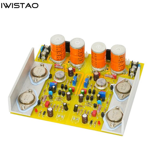 IWISTAO Germanium Transistors Power Amplifier Finished Board 15WX2 Vacuum Tube Sound Refer to LEAK 30 OCL Classic HIFI Audio DIY