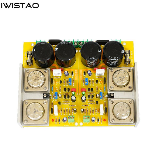 IWISTAO Germanium Triodes 3AD18 Power Amplifier Finished Board 40WX2 Vacuum Tube Sound Refer to LEAK OCL Classic HIFI Audio DIY