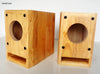 IWISTAO HIFI 3 to 6.5 inch Full Range Speaker Empty Enclosure 1 Pair Solid Wood Labyrinth DIY Audio