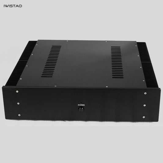 IWISTAO 하이파이 증폭기 케이싱 클래스 A W463*D430*H113mm 전체 알루미늄 파워 스테이지 블랙 DIY