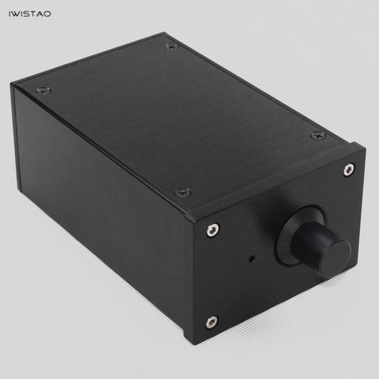 IWISTAO HIFI Tube Amplifier Casing W100*D160*H70mm Whole Aluminum No Cut Holes Black /Silver Panel
