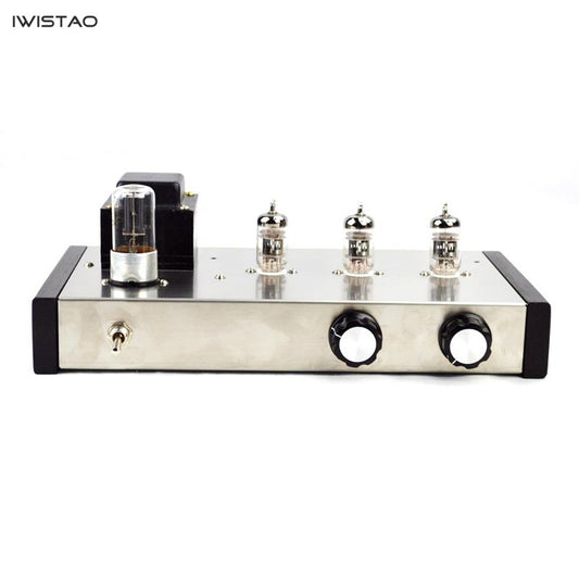 IWISTAO HIFI 튜브 프리 앰프 12AX7B 튜브 Recterfier 6Z5P 클래식 M7 회로 AC110V/220V