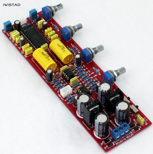 IWISTAO Tone Adjustment Board LM4610 Bass Treble Balance Volume Control Replace LM1036 DIY