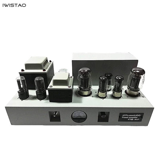 IWISTAO KT88 Single-end HIFI Vacuum Tube Amplifier 2x13W West Electric Master Manual Scaffolding Soldering