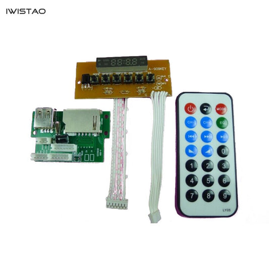 IWISTAO MP3 WAV APE FLAC Decoder Module Lossless Bluetooth Radio Support SD USB Hardware Decoding