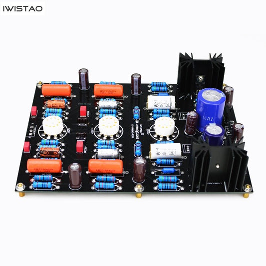 IWISTAO 움직이는 마그네틱 MM 튜브 포노 스테이지 완제품 보드 M7 12AX7 튜브 변압기 포함 없음