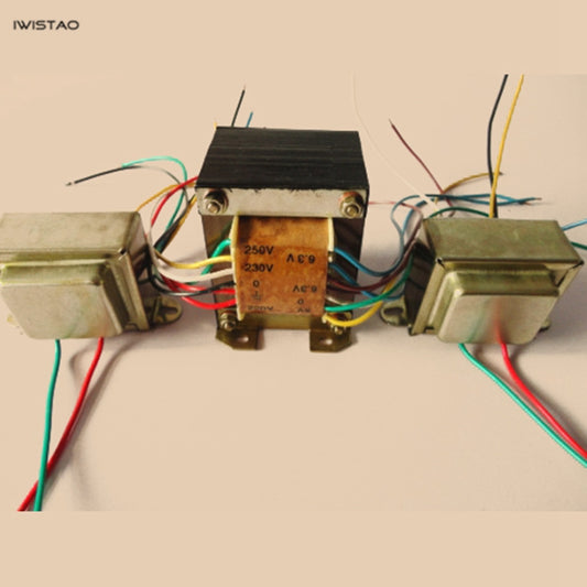 IWISTAO Tube Amp Transformer Kit for 6P1 6P14 6P6 Including 1pc 85W Power 2pcs Output Transformers