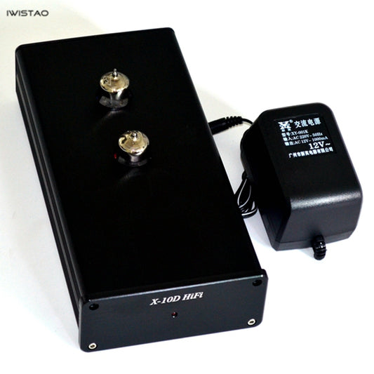 IWISTAO Tube Buffer Preamplifier X10-D Music Fidelity 6N11 No Gain AC12V Sweet Natural Taste
