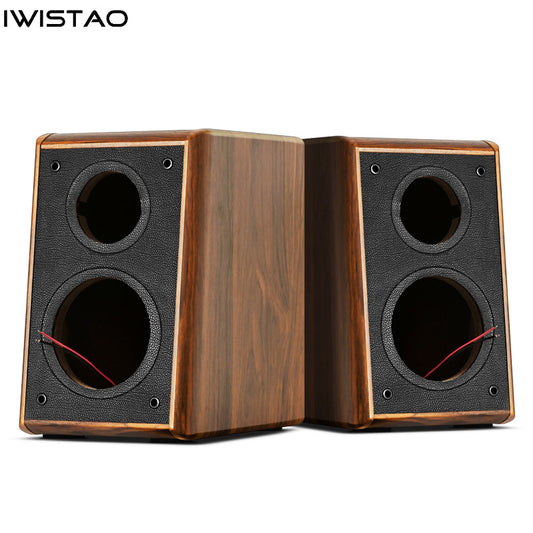 IWISTAO 2 Way 8 inches Speaker Empty Cabinet Passive Speaker Enclosure Wood 25mm High Density MDF Board Volume 28L DIY