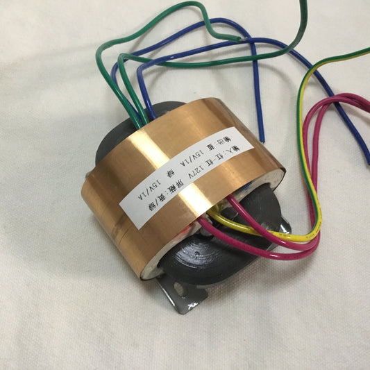IWISTAO R Type Transformer Input AC 0-127V Output Dual 15V / 1A 30W for HIFI Preamplifier Audio