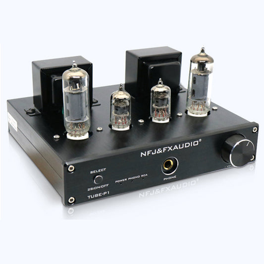 HIFI 단일 종단 클래스 A 전원 튜브 증폭기 헤드폰 증폭기 MCU 제어 PHONO/RCA 입력 데스크탑 2X2.5W TUBE-P1