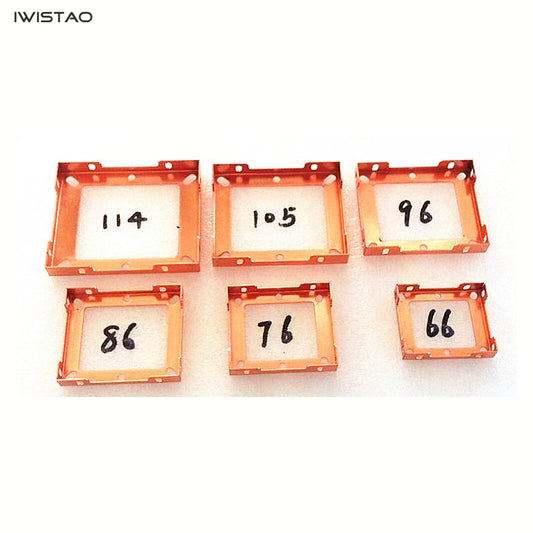IWISTAO Transformer Bracket Copper Plated 2pcs/lot High Quality British Style 66 86 96 105 114 Plate