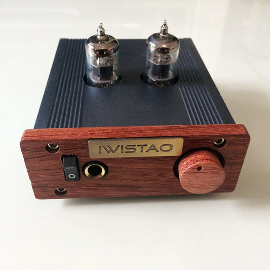 IWISTAO HIFI Tube Headphone Amplifier 6J1 Vacuum 500MW 32-600 ohm Built-in Booster Circuit