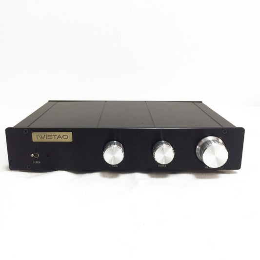 IWISTAO 전자 2웨이 크로스오버 프리앰프 HIFI Linkwitz-Riley 필터 4채널 출력 2.2KHz