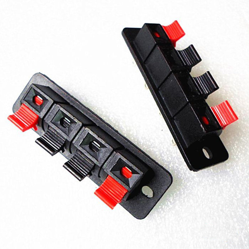 Pin Jack Spring Clip Horizontal 10pcs lot Load Audio Speaker