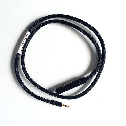 IWISTAO HIFI Earphone Extending Cable 3.5mm Female to 6.35mm Male Stereo Cable 4N OFC Wires Gold-plated Terminals