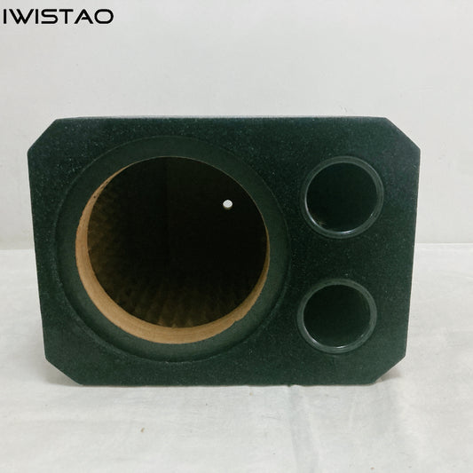 IWISTAO HIFI 8 / 10 / 12 Inch Passive Subwoofer Empty Cabinet Honeycomb HDF Board Enclosure Front Inverted Car Audio DIY