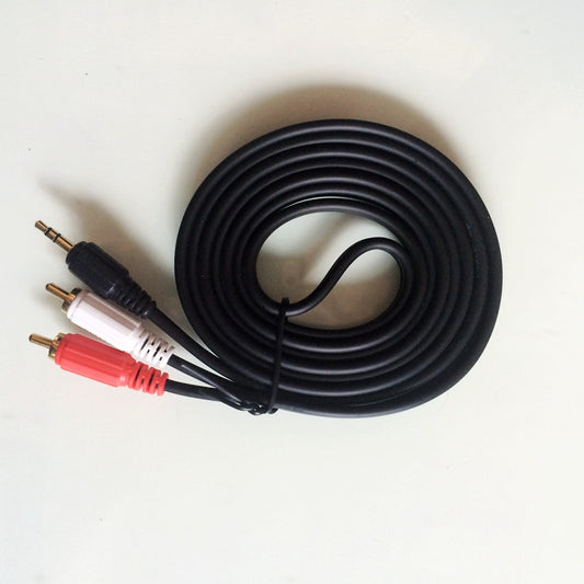 OFC Audio/Video High Grade Cable 3.5mm to 2 RCA Connectors OFC Copper Plating Terminal