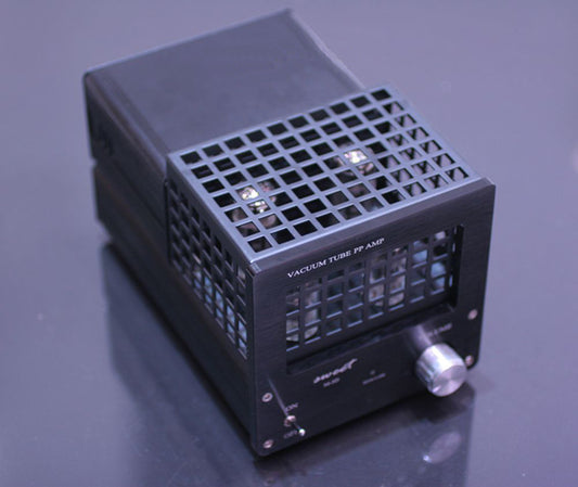 HIFI Tube Amplifier 2X16W Push-pull with Switching Power 6F2 Preamp FU17 Stage Support USB DAC
