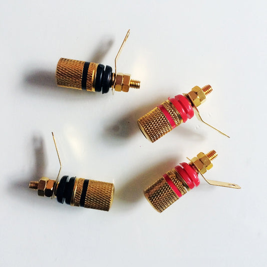 Terminal Gold Plating Zinc Alloy Easy Install Plastic Case Cost Effective Product HIFI DIY