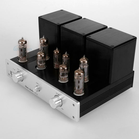 2X12W 하이파이 튜브 앰프 6N1 프리 앰프 6P1 풀 푸시 앰프 USB 디코딩 DAC 앰프