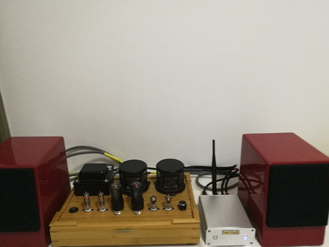 Perfect Matched--- IWISTAO Single-ended Class A Tube Amplifier + CSR8670 Bluetooth4.0 Decoder Stereo  32bit DAC