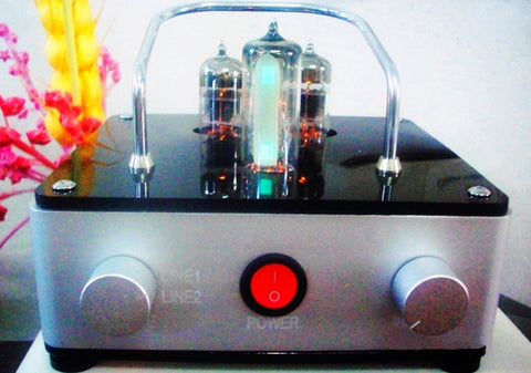 Mini HIFI Bluetooth Hybrid Tube Amplifier with Tube 6N1 Preamp