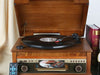7 In 1 Classic Vintage Gramophone Vinyl Record Vintage CD Player Retro FM Radio Bluetooth Speaker