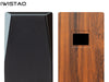 Video Demo --- IWISTAO 2 Way 6.5 Inch Labyrinth Empty Speaker Cabinet Enclosure 1 Pair Varnished Panel 7-shaped Structure Insider